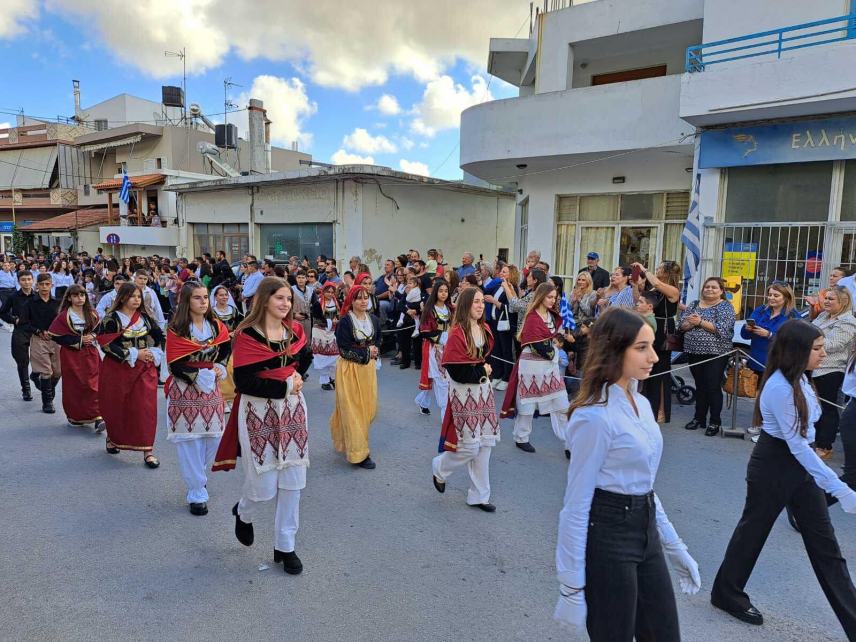 Δήμος Γόρτυνας; Με κάθε επισημότητα οι εορταστικές εκδηλώσης της 28ης Οκτωβρίου