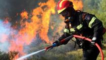 Υπό έλεγχο η φωτιά στα Κάτω Καλύβια Ηρακλείου