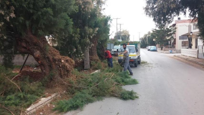 Καθαριότητα στον Κόκκινο Πύργο Τυμπακίου