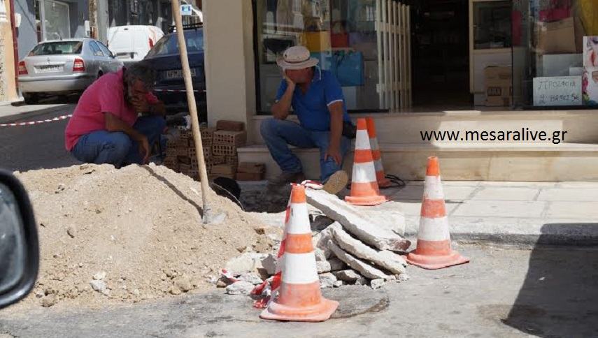 Σε εργοτάξιο έχει μετατραπεί ο Κεντρικός των Μοιρών