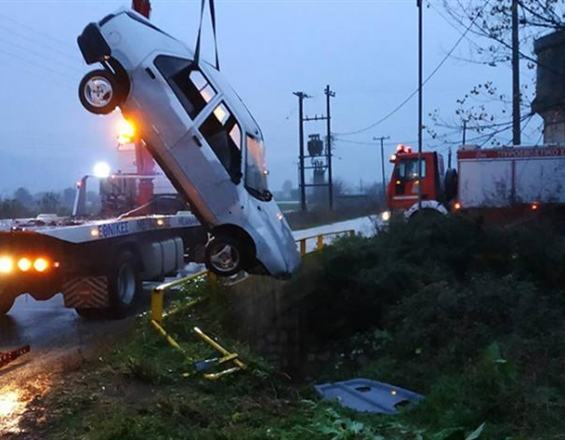 θάνατος για 56χρονο - Έπεσε με το αυτοκίνητο σε αρδευτικό κανάλι