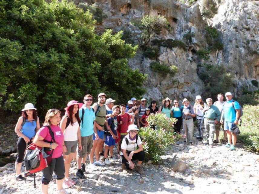 Στον Φαράγγι τον Αγίων σήμερα ο Ελληνικός Ορειβατικός Σύλλογος Μοιρών