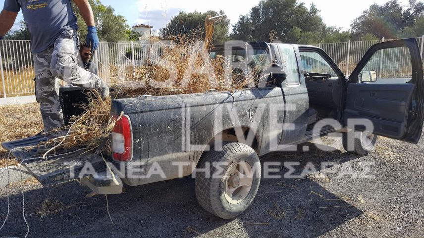 Επιτέλους φορτηγό του Δήμου απομακρύνει τα ξερόχορτα από το ΠΠΙ Τυμπακίου