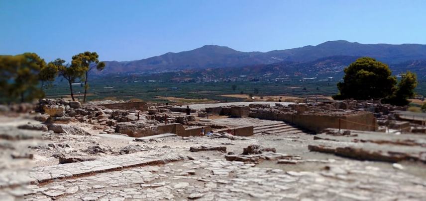 Έπίσκεψη στον αρχαιολογικό χώρο της Φαιστού!