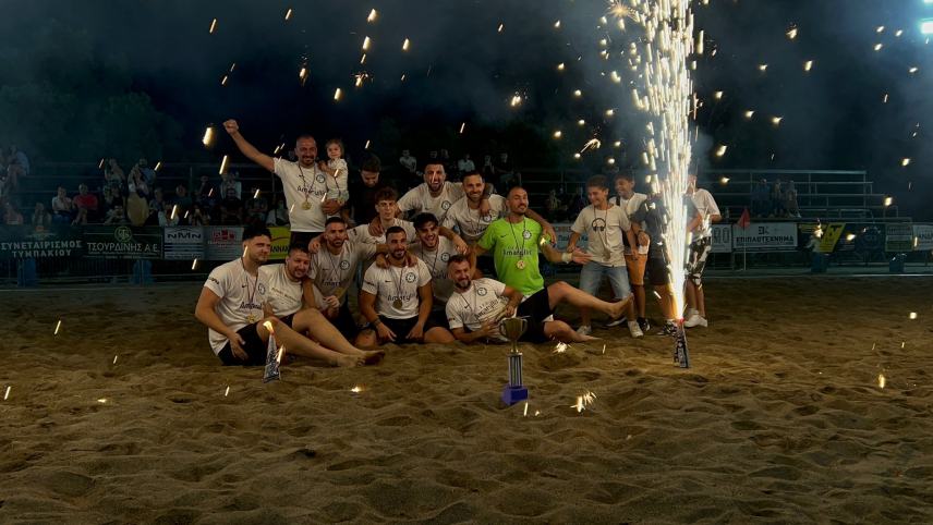 Ολοκληρώθηκε το τουρνουά Beach Soccer στον Κόκκινο Πύργο με νικητές τους Drink Team