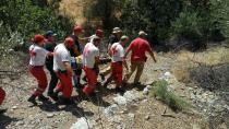 Στιγμές από την διάσωση του ηλικιωμένου από το Ζαρό (φωτο)