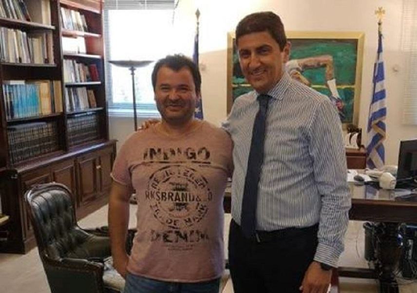 Με τον Πρόεδρο του Παγκρήτιου Λαογραφικού Σύλλογου συναντήθηκε ο Λευτέρης Αυγενάκης