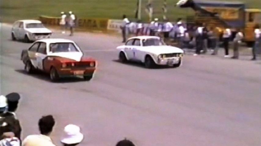 Κρητικοί οδηγοί αγώνων της δεκαετίας του ΄80 στο Τυμπάκι.