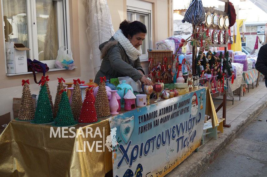 Tο Χριστουγεννιάτικο παζάρι του Συλλόγου «ΤΟ ΜΕΛΛΟΝ» στο Τυμπάκι