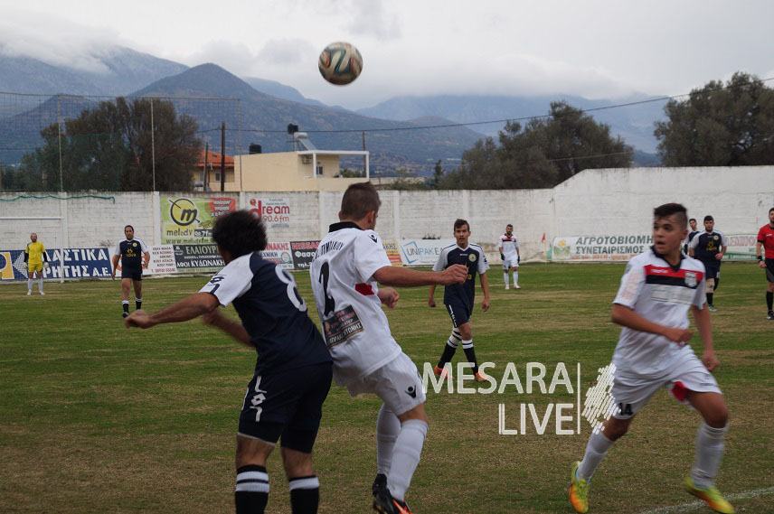 Νικητής στο Μεσαρίτικο ντέρμπι ο Κόρακας 0-3 την Πυργιώτισσα στο Τυμπάκι