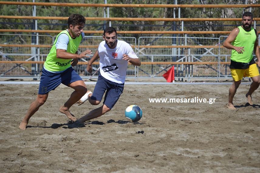 Συνεχίζεται με μεγάλη επιτυχία το 6ο Beach Soccer στην Καταλυκή Τυμπακίου