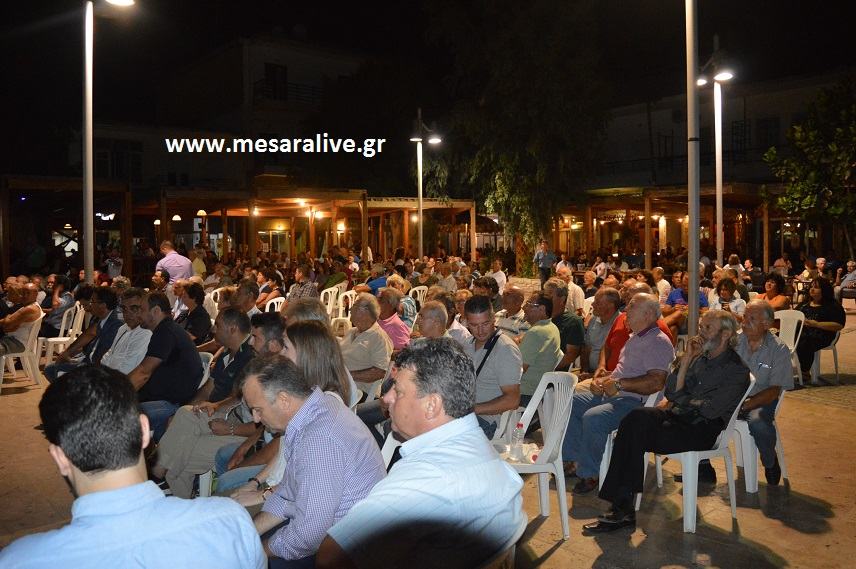 Δηλώσεις στην κάμερα του mesaralive.gr  για τη  Λαϊκή Συνέλευση στο Τυμπάκι
