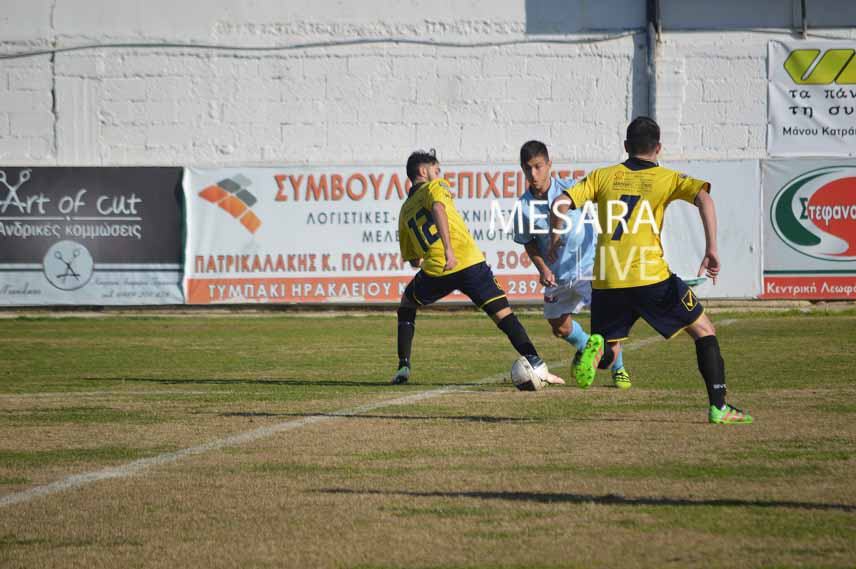 Αν και προηγήθηκε… η Πυργιώτισσα έχασε με 1-2 από την Δόξα Ηρακλείου στο Τυμπάκι