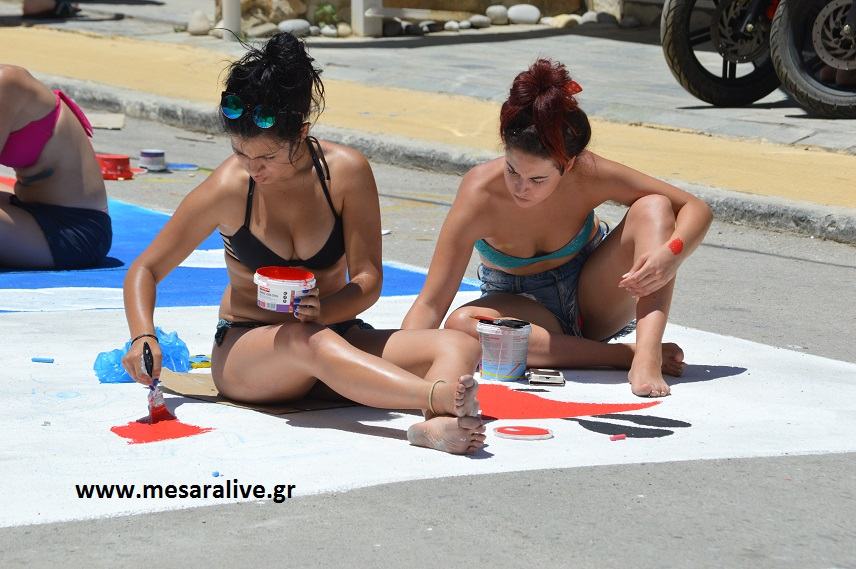 Όλα έτοιμα για το Matala Street Painting 2017!!!