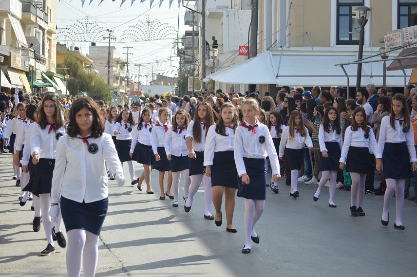 Με εορταστικές εκδηλώσεις  και παρέλαση, τo Τυμπάκι τίμησε την 28η Οκτωβρίου