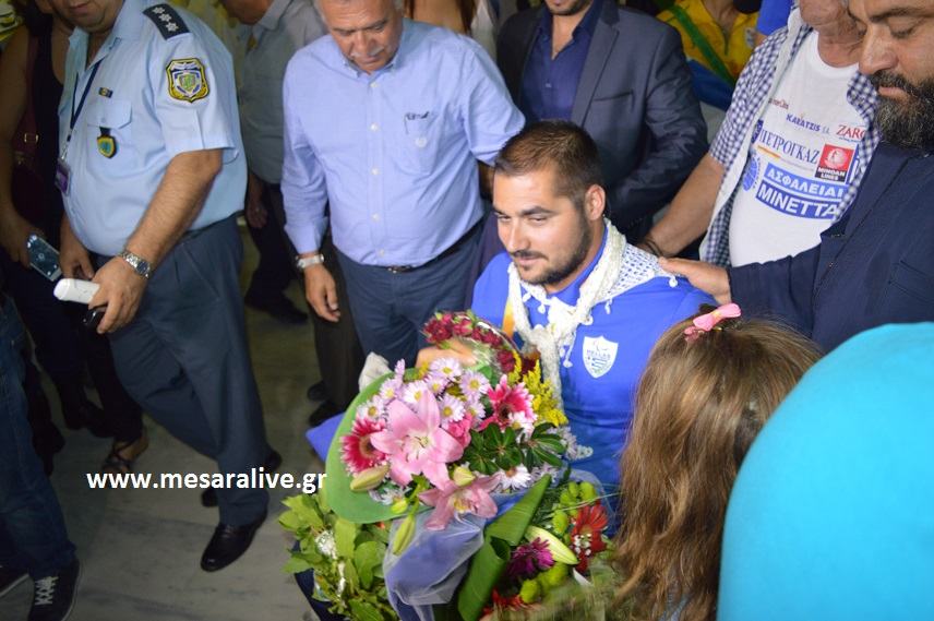 Υποδοχή Ήρωα στο Χρυσό Παραολυμπιονίκη Μανώλη Στεφανουδάκη (Φώτο-Βίντεο)