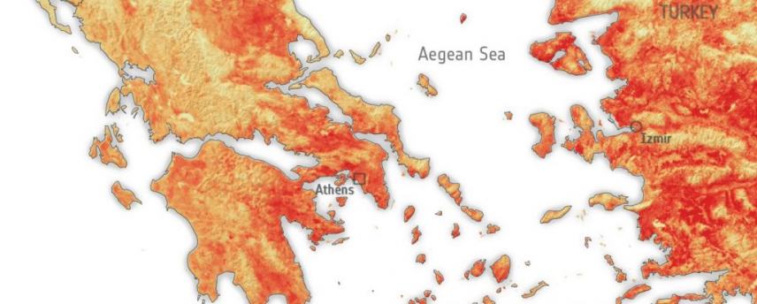 Σε ποια επίπεδα έφτασε η πραγματική θερμοκρασία στη χώρα τις τελευταίες μέρες