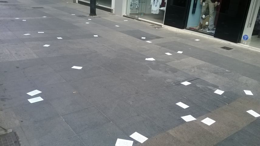 Η παρουσία ατομου που μοίραζε φυλλάδια αίρεσης προκάλεσε αντιδράσεις