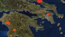 Απίστευτη απεικόνιση της NASA με τις πυρκαγιές