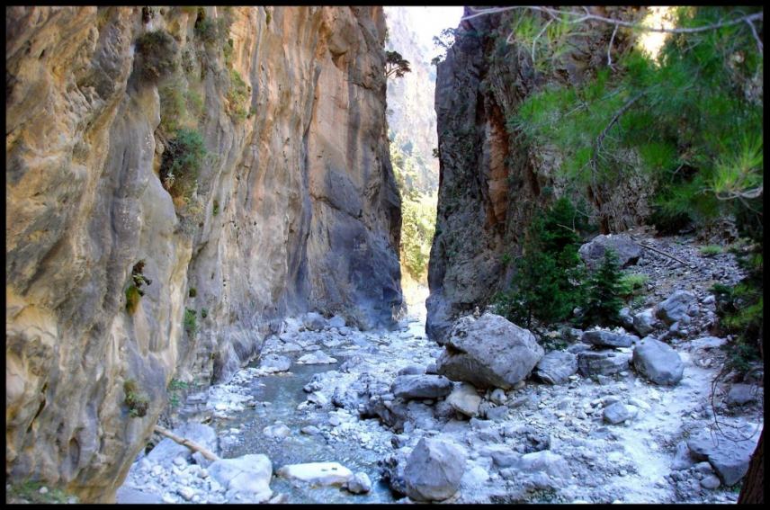 Κλειστό σημερα το φαράγγι