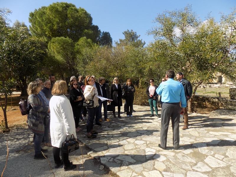 Στον αρχαιολογικό χώρο της Γόρτυνας ξεναγήθηκαν οι “Αράπηδες” από τον Βώλακα Δράμας