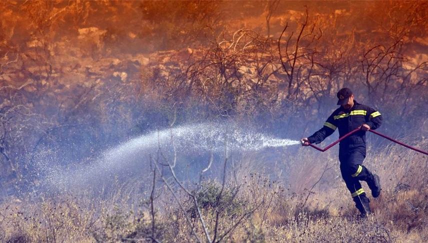 Πύρινος εφιάλτης έκανε στάχτη 12 στρέμματα γης στο Τζερμιάδο