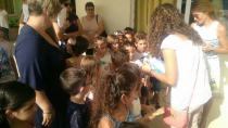 Αγιασμός με απονομή πλακέτας και δώρα για τα πρωτάκια στο 1ο ΔΣ Μοιρών