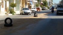 Γέμισε λάδια η κεντρική λεωφόρος του Τυμπακίου. Προσοχή στους οδηγούς