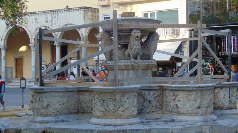 Ανησυχία προκάλεσαν οι σκαλωσιές στα Λιοντάρια