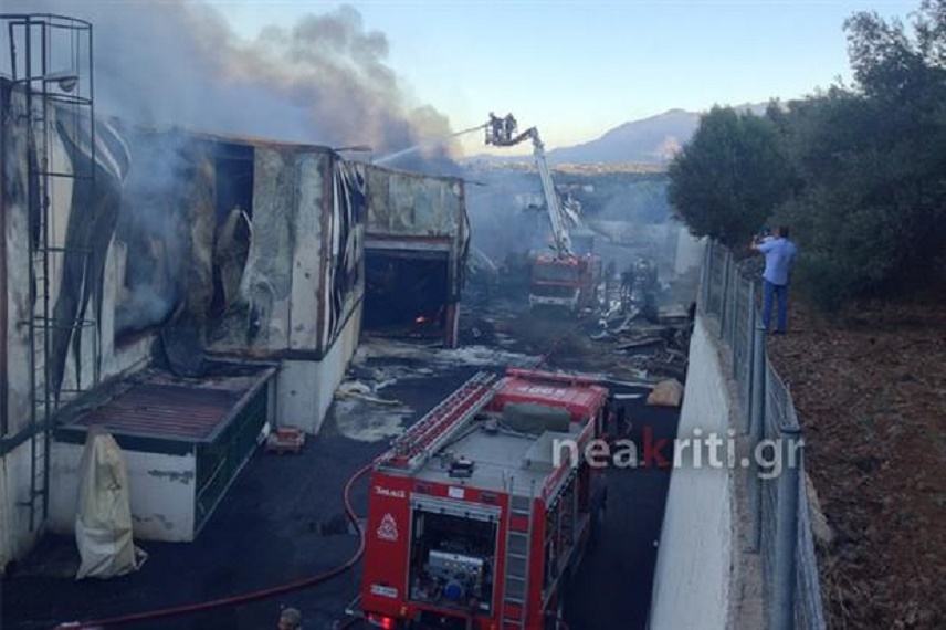 Καταστροφή για το εργοστάσιο Βατσινά, γιατί δεν πέταξε ελικόπτερο;