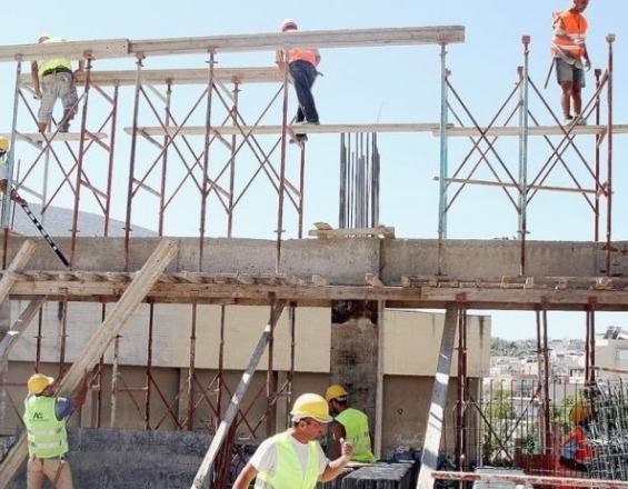 Αύξηση 0,8% για το όγκο της ιδιωτικής οικοδομικής δραστηριότητας