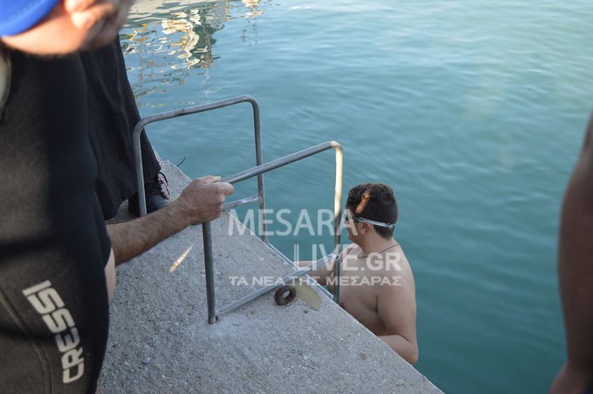 Βοηθητική σκάλα φέτος στον Αγιασμό στον Κόκκινο Πύργο