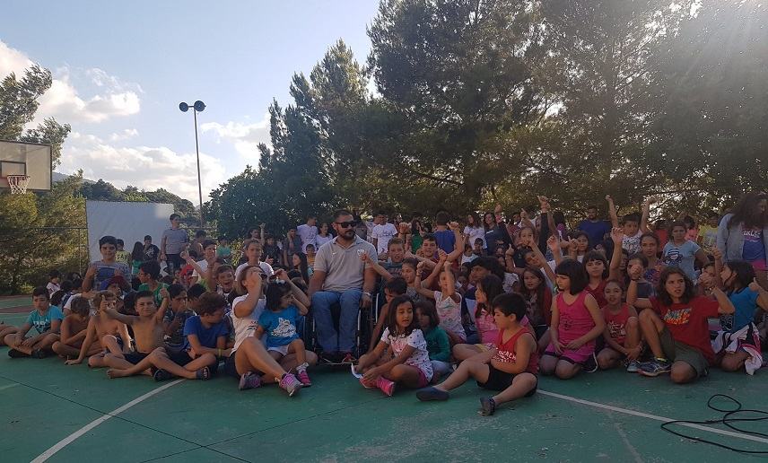 Στις κατασκηνώσεις Ζωγραφάκη ο Μανώλης Στεφανουδάκης