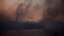 Eλλάδα-Πυρκαγιές-Δύσκολή νυχτα στην Αιγιαλεία