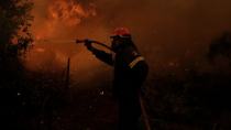 Πυρκαγιές:Εβδομη μέρα μάχης στην Εύβοια-Συγκλονιστικό βιντεο