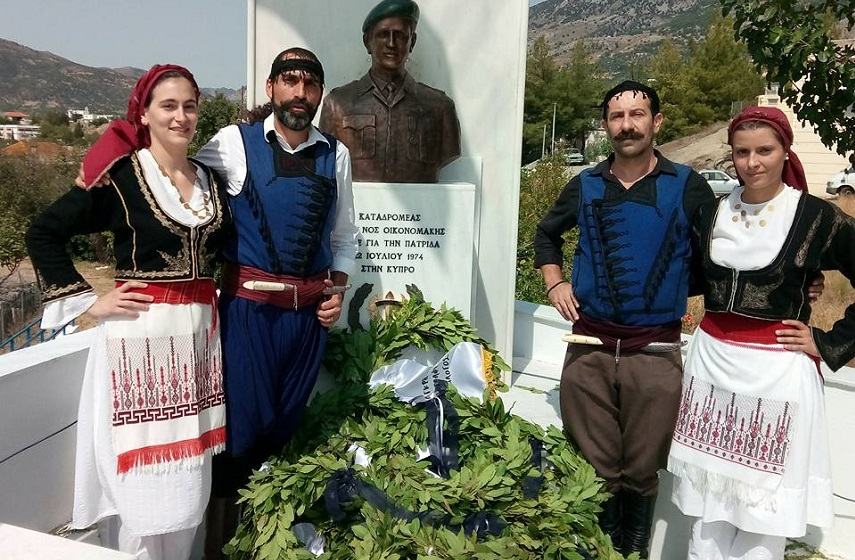 Αποκαλυπτήρια της προτομής του Ήρωα Κ. Οικονομάκη στο Ζαρό