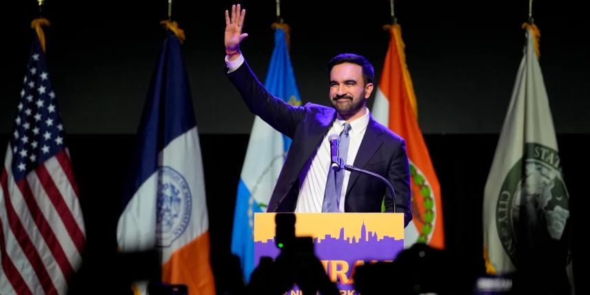 Ο Ζοράν Μαμντάνι εκλέγεται ο πρώτος μουσουλμάνος δήμαρχος της Νέας Υόρκης