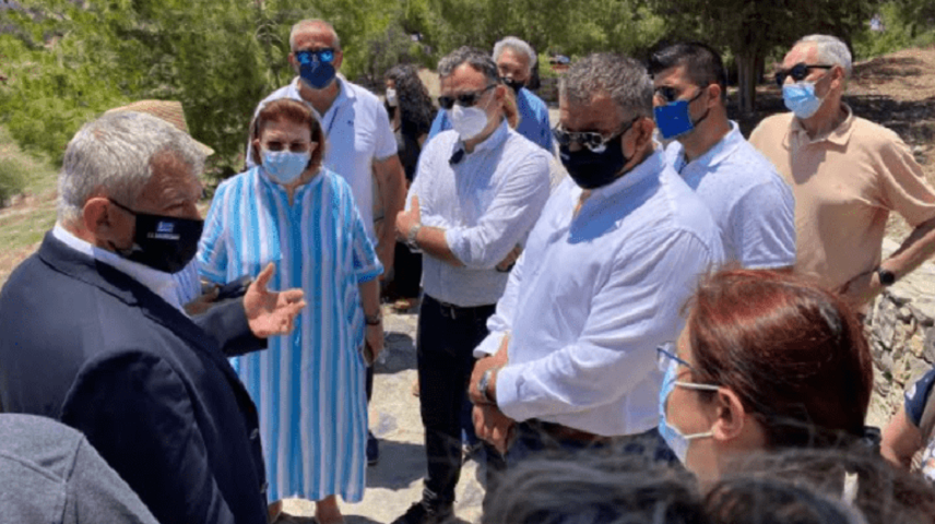 Τα μεγάλα έργα πολιτισμού του Δήμου Φαιστού στην ατζέντα συνάντησης Δημάρχου και Υπουργού
