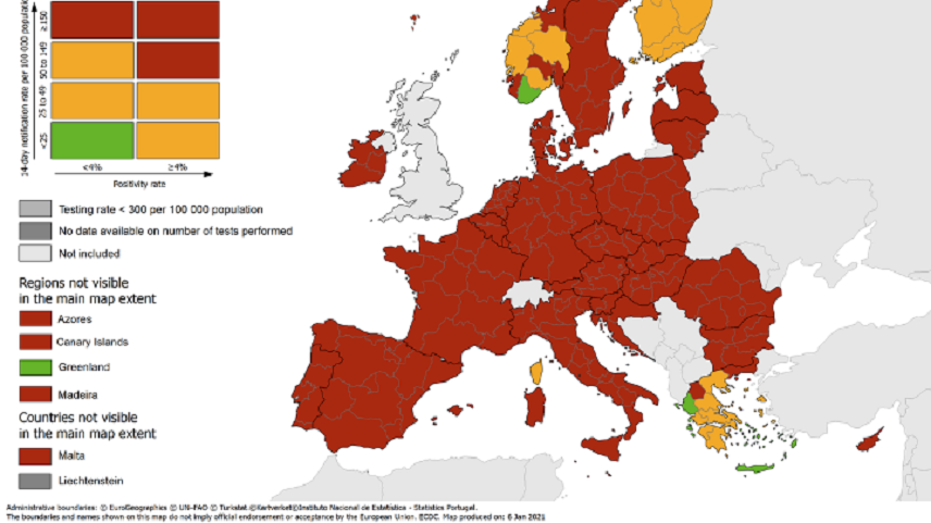 Βελτιωμένη η επιδημιολογικη εικόνα της Ελλαδας συγκριτικά με τις περισσότερες ευρωπαϊκές χωρες